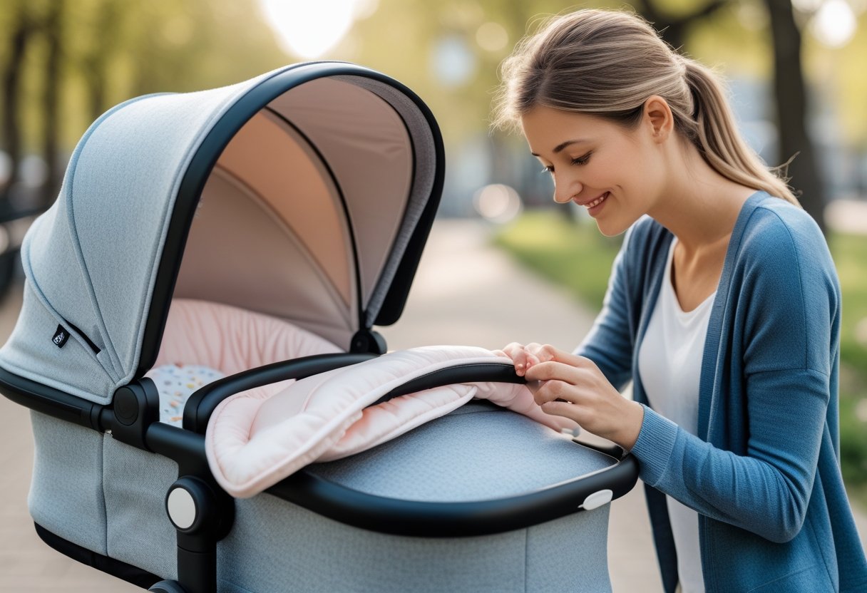Sådan vælger du det bedste baby sengetøj til klapvogne